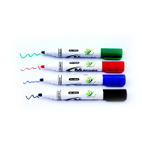 Marqueur effaçable à sec SHIRLEY YA MK005, grande capacité, encre liquide, 4 couleurs, personnalisable avec logo, pour tableau blanc – Meilleures ventes