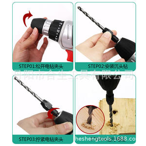 Juego de Brocas Helicoidales Mr Drill, 2, 3.2, 4, 5, 6.0 mm, Vástago Hexagonal, Cambio Rápido, para Perforación de Metal - Product Image 4