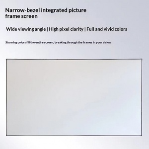 <span class=keywords><strong>Écran</strong></span> de <span class=keywords><strong>projection</strong></span> mural motorisé ALR UST haute définition anti-lumière à cadre ultra-fin pour home cinéma - Product Image 4