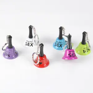 Mainan Seks Dewasa Hadiah Valentine Menyenangkan Bel Cincin untuk Kekasih Novelty Seksual Bel Pasangan Erotis Fetish Logam Ciuman Bel