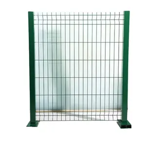 高品质最优惠价格户外聚氯乙烯涂层3d丝网围栏/焊接花园围栏面板弯曲围栏面板