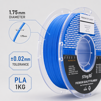 Filamen PLA Sting3D Grosir 1.75mm 1kg Gulungan Harga Pabrik Presisi Tinggi untuk Printer 3D FDM