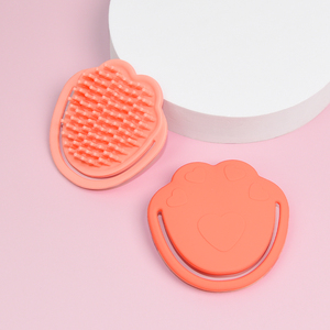 Cepillo de masaje de baño de cerdas de silicona suave para mascotas para ducha de perros de pelo largo y corto para gatos - Product Image 3