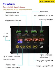 AM-W10 ekskavatör kamyon mühendislik tarım makineleri enjektör gaz adım üre pompa <span class=keywords><strong>Motor</strong></span> Solenoid vana test cihazı - Product Image 2