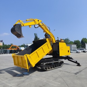 Mini <b>Dumper</b> Trucks Diesel Mini Crawler <b>Dumper</b> Truck 500Kg Gasoline Hydraulic Crawler Mini <b>Dumper</b> With Loader - Product Image 4