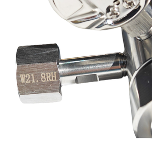 Regolatore di pressione da laboratorio in acciaio inossidabile a doppio stadio di elevata purezza fornito in fabbrica ossigeno <span class=keywords><strong>Gas</strong></span> per Argon a propano di elio - Product Image 4