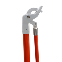 AHIR-ZSQX-25-1 Pince isolante en fibre de verre époxy auto-bloquante de 2,5 m avec ouverture de 55 mm pour travaux sur lignes sous tension
