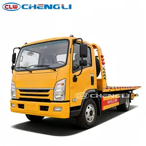 OEM and ODM Factory Direct 4X2 <b>Flatbed</b> 10 Tons Wrecker <b>Truck</b> Heavy Tow <b>Truck</b> with 4.1/4.1m Deck Length for Sale - Product Image 6