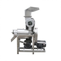 Industriële commerciële spiraalpers voor het vermalen van moerbeien, appels en peren, fruit- en groentepersmachine