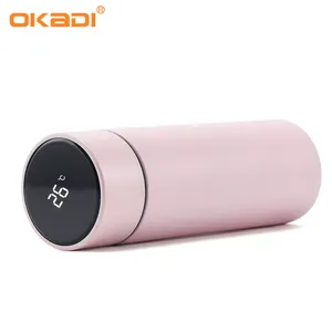Water Bottle Insulated 2020 Best Sale Double Wall 304 Stainless Steel Smart Vacuum Insulated Water Bottle With LED Temperature Display
