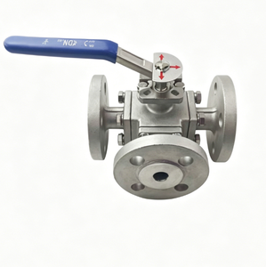 Vannes à boisseau sphérique à trois voies en acier inoxydable à plateforme haute, manuel, OEM, pour le divertissement bidirectionnel / le commutation à deux positions, modèle Carp Journey - Product Image 3