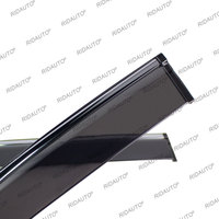 Viseras Laterales para Ventanas, Protectores Contra Lluvia y Viento para FORD RANGER T9 RAPTOR WILDTRAK SPORT 2023, 2024 y 2025, Accesorios NUEVOS