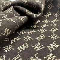 Tissu jacquard tweed de haute qualité en rayonne et modal teint en fil