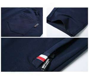 2022 New Arrival Custom Men's Workout Stretch <b>Shorts</b> With Elastic Waist <b>Zipper</b> Pockets Breathable Casual Style OEM Wholesale - Product Image 5