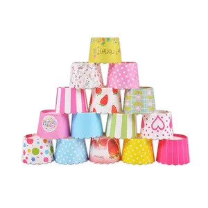 Disposable Cake Accessories Wrappers Large Paper Cake Baking Cup Cupcake Muffin Cases Birthday Party Decoration