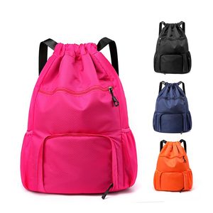 Mochilas con Cordón Personalizadas con Logotipo, Impermeables, para Gimnasio, Deportes, Baloncesto, con Bolsillo con Cremallera - Product Image 1