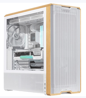 Boîtier de jeu Esports L217 Tower Top avec 5 ventilateurs, compatible avec la carte mère EATX, boîtier refroidi par eau à 360 degrés, couleur noire pour LIANLI