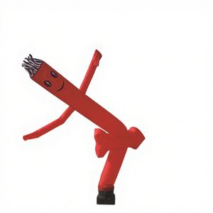Modèle de clown gonflable Air Dance Star Rouge/<span class=keywords><strong>Noir</strong></span>/Blanc WX1, direct usine, pour événements, animations, ouverture de magasin, 12 pieds, ventilateur intégré - Product Image 1