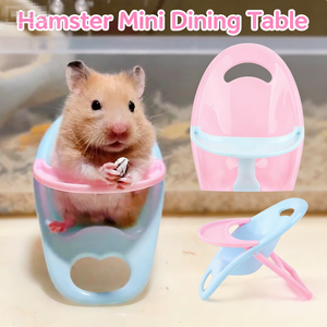 Accessoires de <span class=keywords><strong>cage</strong></span> en plastique pour animaux de compagnie : Décoration d'habitat, Chaise haute pour <span class=keywords><strong>hamster</strong></span>, hérisson, mousse, chinchilla - Product Image 1