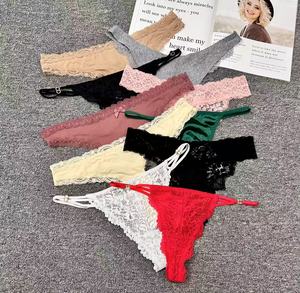 Bas prix, stock varié, culottes pour femmes de haute qualité, string européen sexy, dentelle, culottes pour filles, sous-vêtements confortables et élégants - Product Image 3
