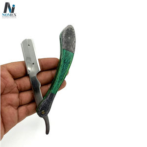 มีดโกนหนวดใบมีดเดี่ยว ด้ามไม้ ใบมีดสแตนเลส รับทำโลโก้ บรรจุภัณฑ์แบบกำหนดเอง บริการปรับแต่งตามความต้องการ - Product Image 2