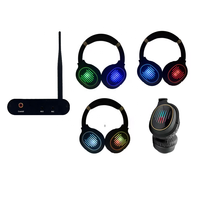 Casque audio sans fil dynamique HiFi étanche pour voyages, avec suppression du bruit, pour disco silencieuse
