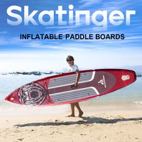 Skatinger 2025 Nouvelle planche de surf gonflable Drop Stitch, planche de paddle, SUP gonflable de 11,6 pieds, planche de paddle tout usage à vendre