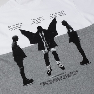 เสื้อยืดแขนสั้นผู้ชายลายพิมพ์ธีมดาร์ก พารอดี้ ตัวละคร แบรนด์ Summer Street Hip-Hop ทรงปกติ ผ้าฝ้าย 100% - Product Image 6