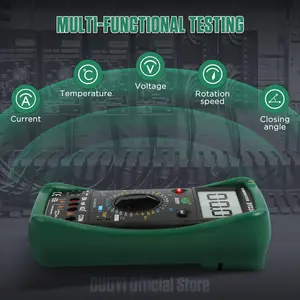 Duoyi Dy2201 Digitale Automotive <span class=keywords><strong>Tester</strong></span> Multimeter 500-10000 Rpm <span class=keywords><strong>Dwell</strong></span> Hoek Temperatuurmeter Multimeter Bescherming Tegen Overbelasting - Product Image 5