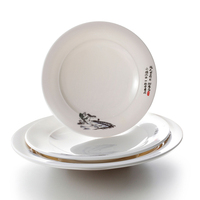 Assiettes incassables en mélamine, restaurant bon marché, 50 pièces, fournitures d'usine, restaurant