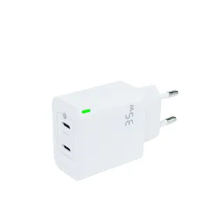 趋势产品2023 CE壁式充电器USB定制5V/3A 9V/3A 15V/2.33A 20V/1.75A 35w白色Usb C型智能手机充电器