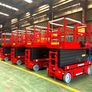 Miễn phí vận chuyển nâng Bảng tự hành Scissor Lift 8M điện trên không làm việc nền tảng nâng kéo định vị cho bán - Product Image 1