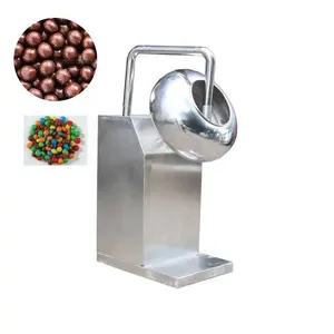 Machine d'enrobage de sucre d'arachide au chocolat Machine d'enrobage de polissage de graines