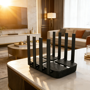 Routeurs haut de gamme 10Gbps Openwrt <span class=keywords><strong>Modem</strong></span> tri-bande Routeur WiFi 7 19000Mbps Multi-SIM Carte Quad-Core MT7988AV 5g Lte Routeur Carte Sim - Product Image 1