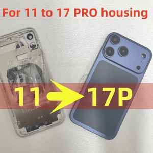 Umbau-Kit für iPhone 11 Gehäuse: Verwandeln Sie Ihren 11 in einen 17 Pro oder XR – Konvertieren Sie das 11 zu einem 17 Pro Rückseiten-Gehäuse - Product Image 2