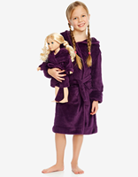 Peignoir de luxe premium à capuche en polaire pour femme, doux et moelleux, idéal pour le printemps, robe de chambre, vêtement de nuit