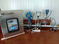 Compteur numérique OEM de débit d'eau et d'huile avec capteur de température, écran LCD, précision de 0,5 %