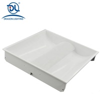Nouveau 30W led troffer lampe PC prisme diffuseur troffer kits de conversion led luminaire