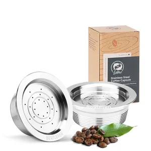 Filtre à café réutilisable adapté au filtre à capsules de café en acier inoxydable Delta Q pour MODO MIO et ICAFILAS - Product Image 1