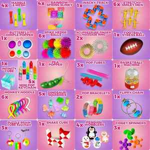 Gran servicio para niños, caja de calendario de Adviento sensorial Fidget personalizada, Burbuja de Navidad, calendarios de Adviento para niños pequeños de 24 días - Product Image 3