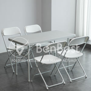 حدائق بيضاء عالية الجودة 10/الشركة التونسية للملاحة قابلة للطي لحفلات الزفاف - Product Image 5