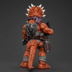 JOYTOY TMNT - Triceraton Soldat d'infanterie, figurine articulée à l'échelle 1/18, modèle de collection, figurine miniature, statue de personnage - Product Image 4