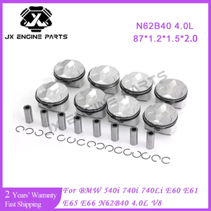 Zuigerverenset STD voor BMW 4.0 540i 740i 740Li E60 E61 E65 E66 N62 B40 04-10 4.0L V8 Benzine 87MM N62TUB40 - Product Image 2