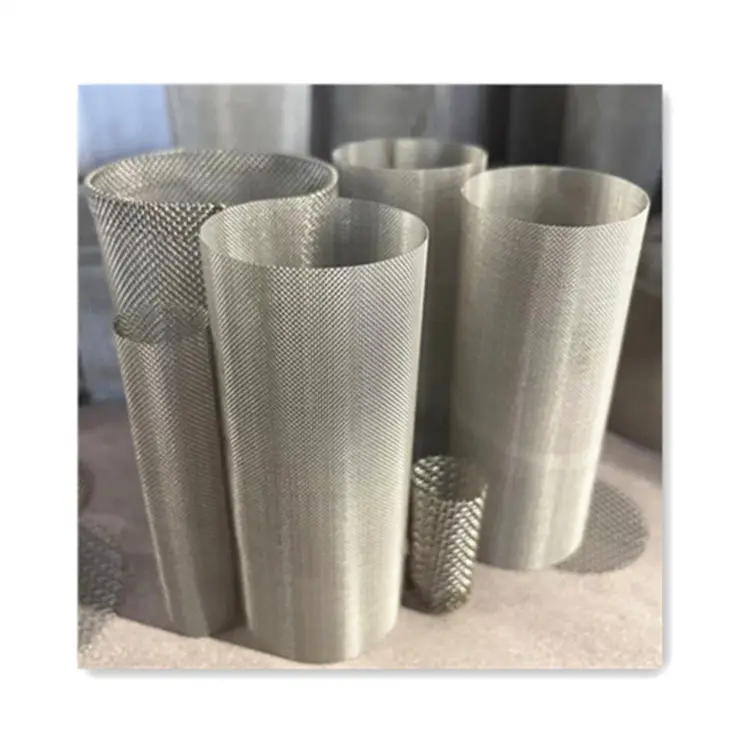 300 400 500 600 800 1000 micron stainless steel mesh tube filter screen