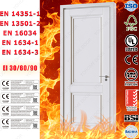 Portes coupe-feu intérieures pré-assemblées CE EN 16034 14351 certifiées au Royaume-Uni FD60 FD30, portes intérieures coupe-feu, portes intérieures résistantes au feu, norme britannique
