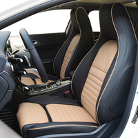 Housse de Siège Auto Sportive Personnalisée pour Mercedes BMW Audi Lexus, Cuir Véritable PU Imperméable de Haute Qualité et Résistant à l'Usure