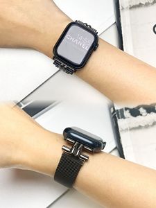 애플 워치를위한 하이 퀄리티 슬림 메탈 마그네틱 시계 스트랩 9 8 7 6 5 4 <span class=keywords><strong>3</strong></span> SE 울트라 2 여성 밀라노 루프 시계 밴드 - Product Image 6