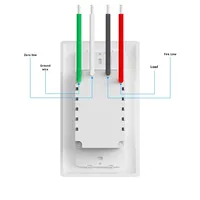 Interrupteur variateur intelligent WiFi Graffiti, norme US/EU, curseur SCR, PC+ABS, matériau cuivre phosphoreux, utilisation par électricien, prend en charge la commande vocale