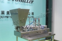 Horizontal 2 têtes semi-automatique pâte Machine crème Pot chine acétone liquide pistolet buse pour liquide remplissage machines équipements