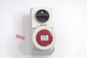 Ajcee <span class=keywords><strong>IP67</strong></span> 4pin 32A 380V Khóa liên động chuyển đổi cắm và ổ cắm hộp chống thấm nước với CE - Product Image 2